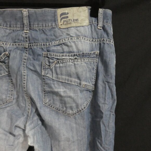 FUTURE DENIM | W 42 L 34 | Classic Blue Faded Jeans - Picture 12 of 16